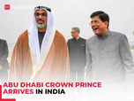 Abu Dhabi Crown Prince arrives in India for 2-day visit:Image