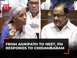 Budget 2024: Sitharaman vs Chidambaram in RS:Image