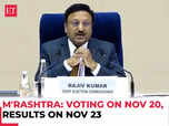 Maharashtra Elections: Voting on Nov 20, results on 23rd:Image