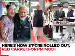 Hugs, diplomacy...: How S'pore rolled out Red Carpet for Modi:Image