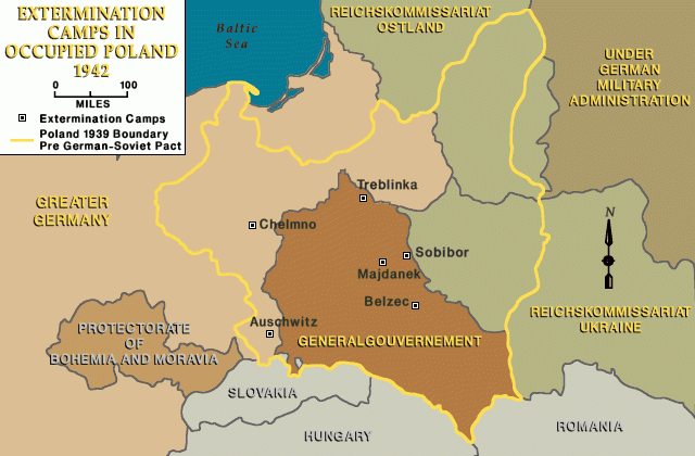 Killing centers in occupied Poland, 1942 [LCID: pol72090]