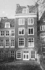 A Prinsengracht 263. alatti ház, ahol Anne Frank és családja rejtőzködött. Amszterdam, Hollandia. 1935 után.