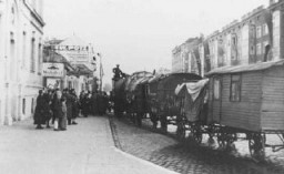 Deportation of Romani (Gypsy) families from Vienna to Poland. [LCID: 22005]