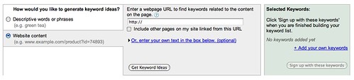 New Google Keyword Tool