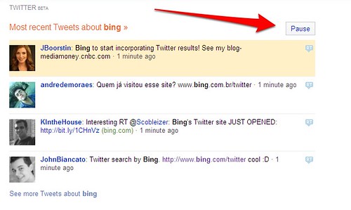 Bing Twitter Search