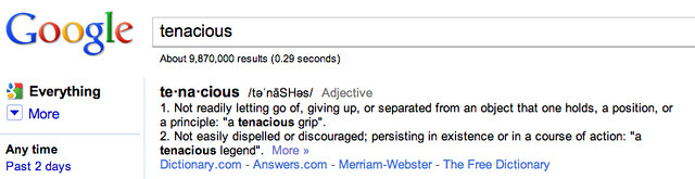 Google Definitions 