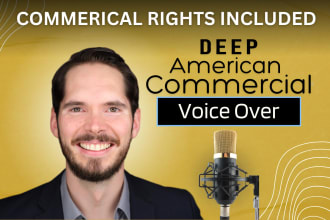 be a conversational american male voice over actor for elearning, IVR, or ads