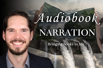 be your professional male audiobook narrator in american english