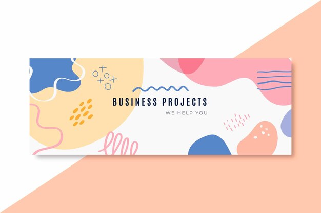 Colorful banner templates