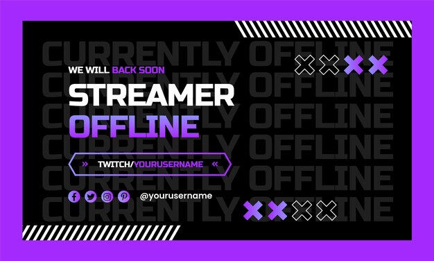 Twitch banner templates