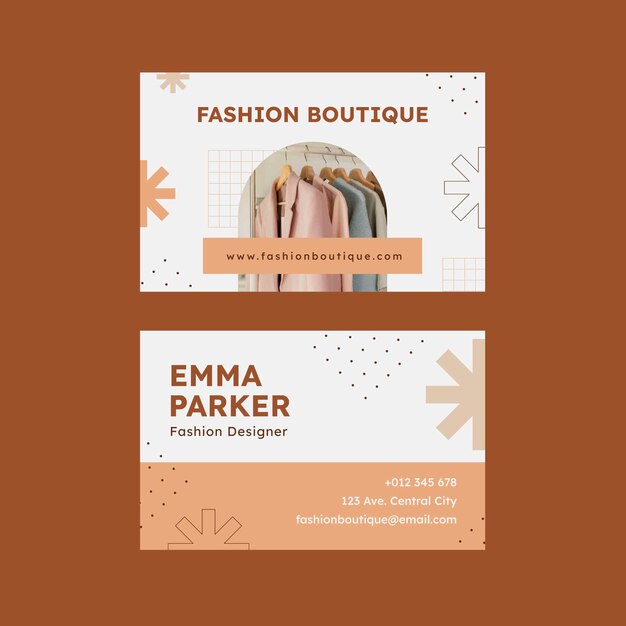 Fashion business card templates