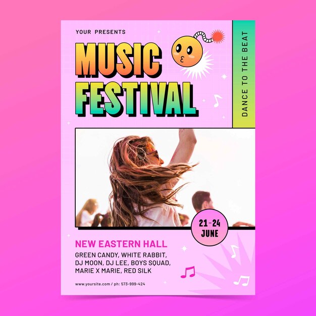 Concert flyer templates