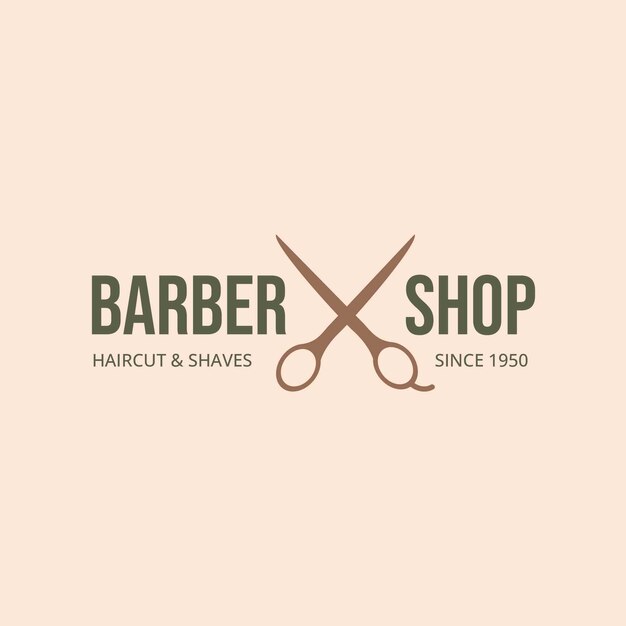 Barber logo templates