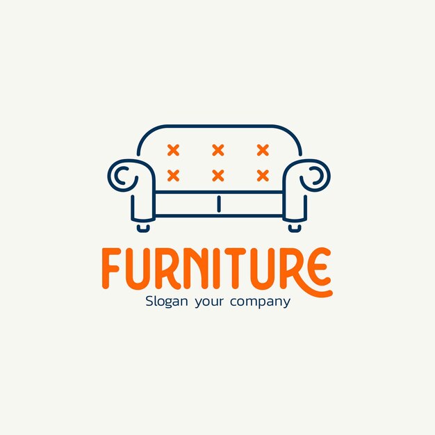 Interior design logo templates