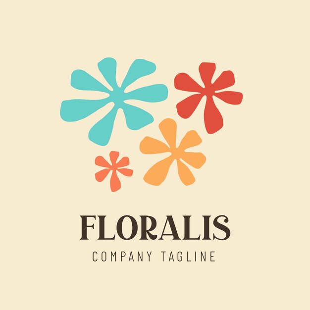 Floral logo templates