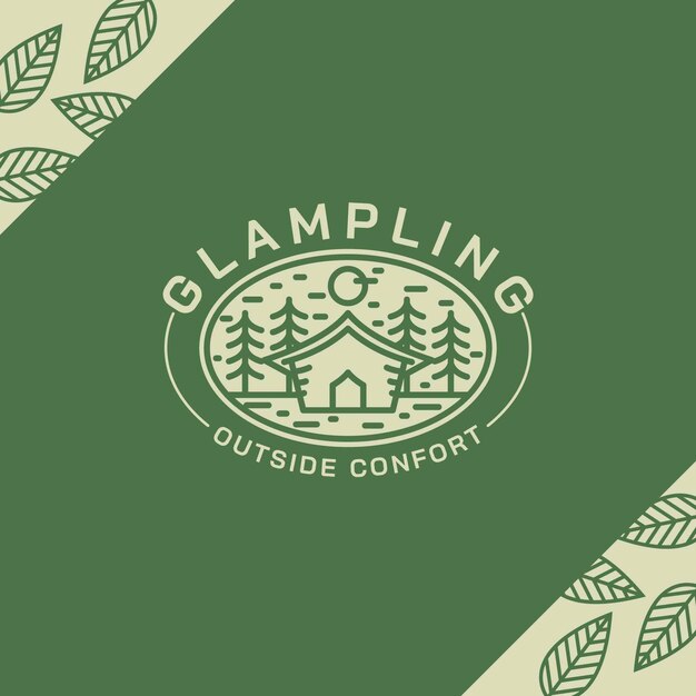 Camping logo templates