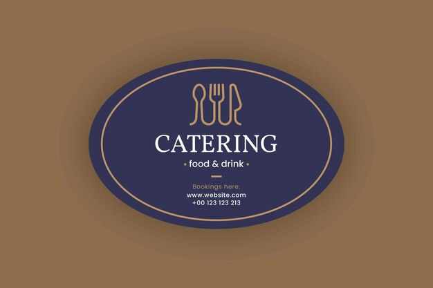 Catering logo templates