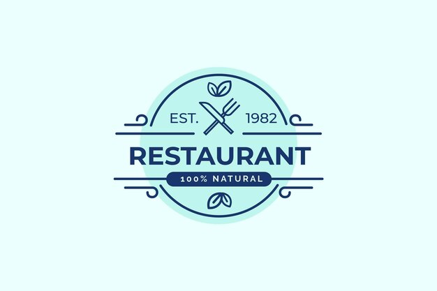 Restaurant logo templates