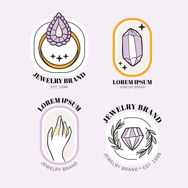 Jewelry logo templates