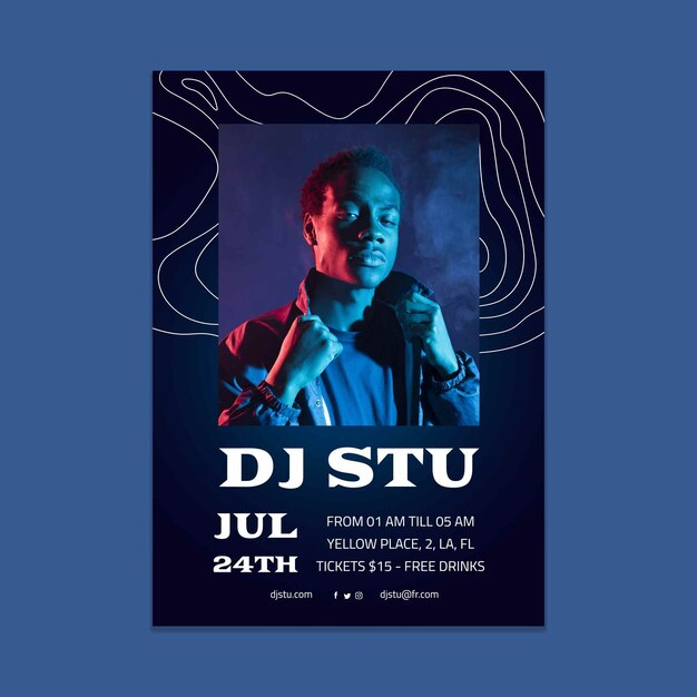 DJ poster templates