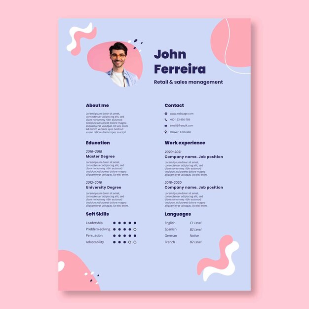 Creative resume templates