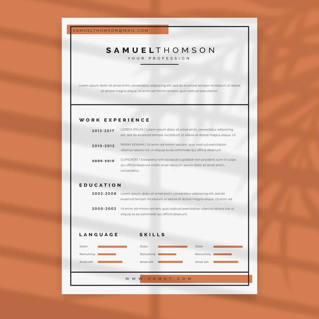 Bartender resume templates