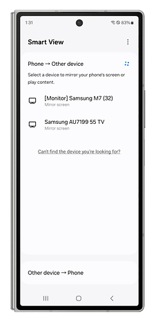 Screenshot der Samsung One UI 6