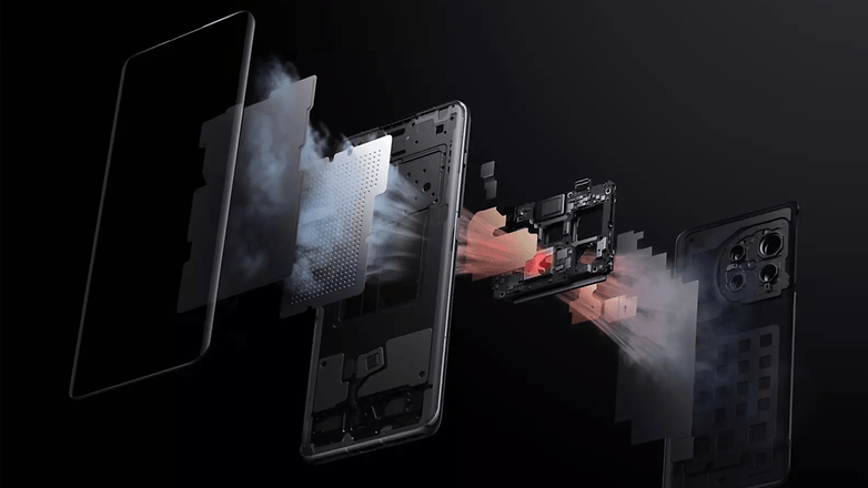 OnePlus 11 vapor chamber area and internal
