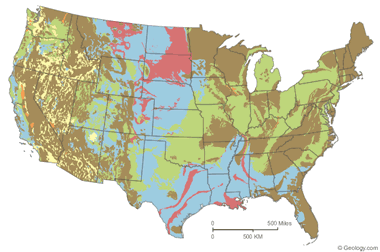 Expansive soils map