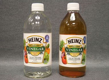 vinegar can be used for the acid test