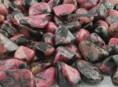 tumbled rhodonite