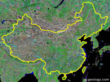 China satellite photo