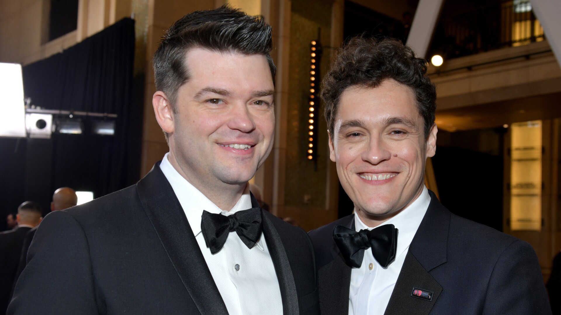 Lord and Miller at the Oscars in 2019.