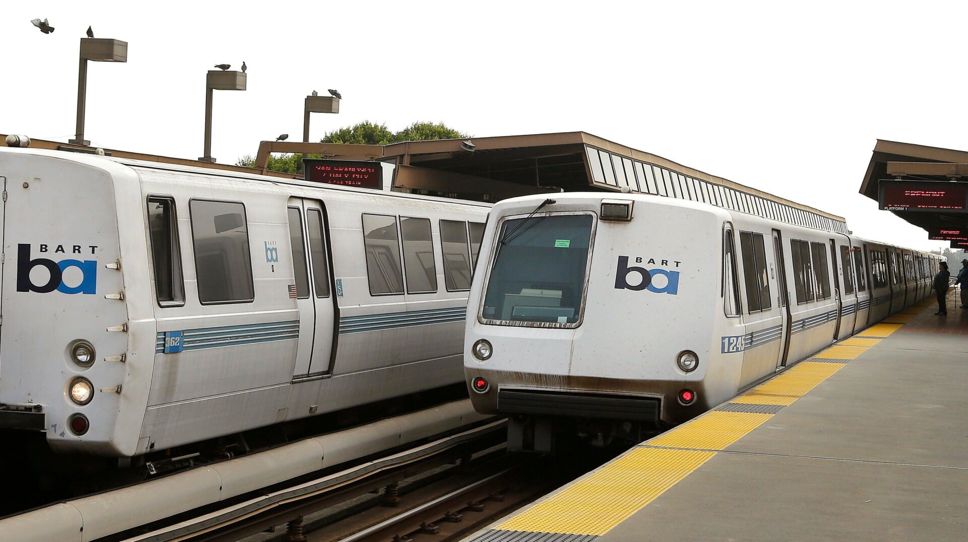 A BART train came off the tracks because of extreme heat last week.