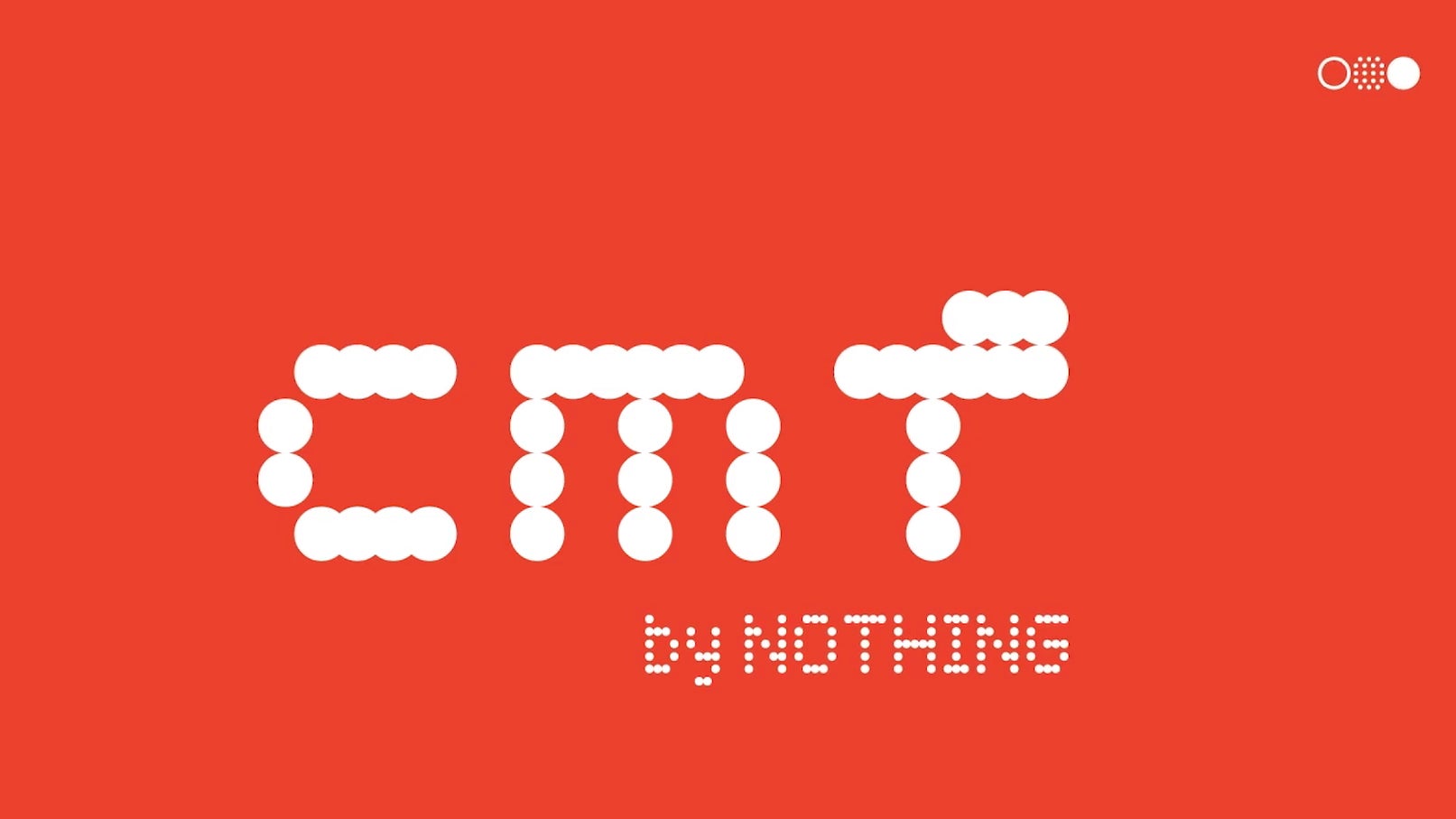 The new CMF by Nothing logo is orange.