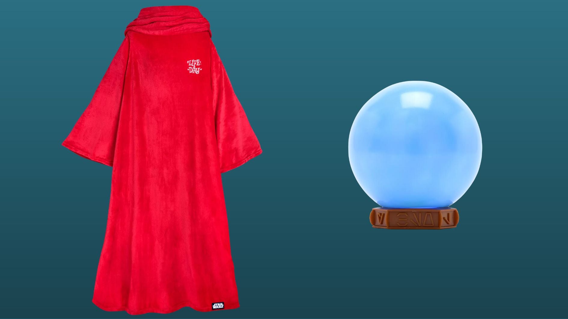 Life Day robe and orb.