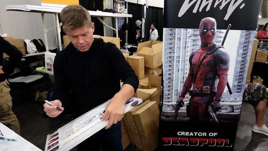 Rob Liefeld at New York Comic Con in 2019.