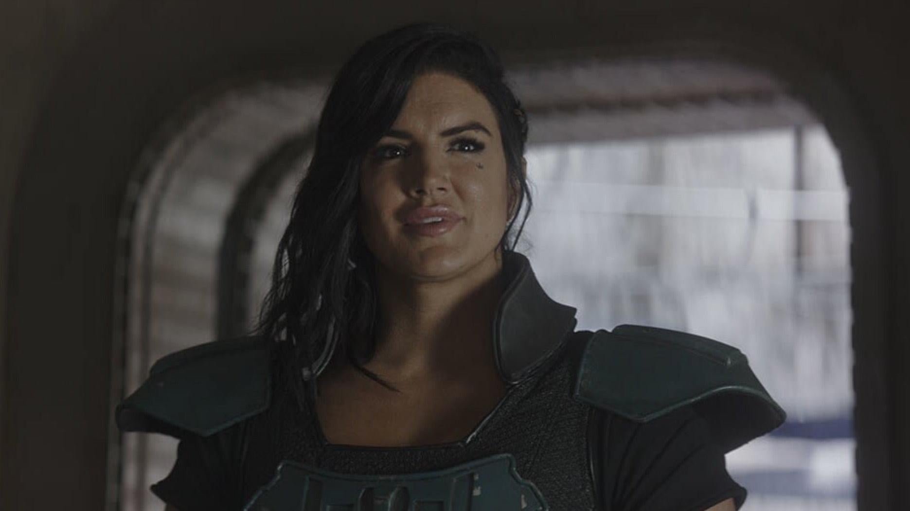 Gina Carano on The Mandalorian.