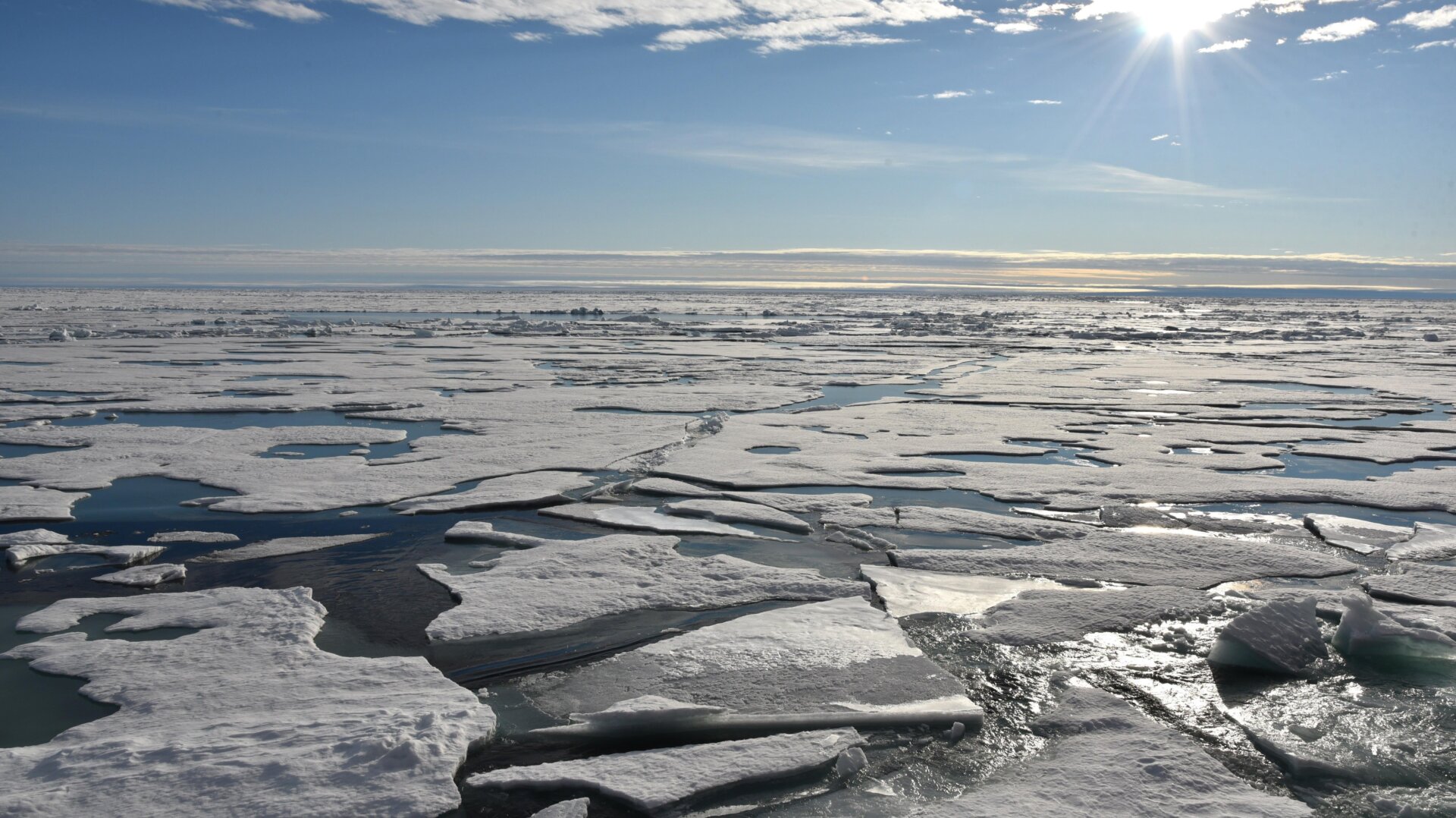 The ice sheets on the Arctic Ocean may disappear for months at a time.