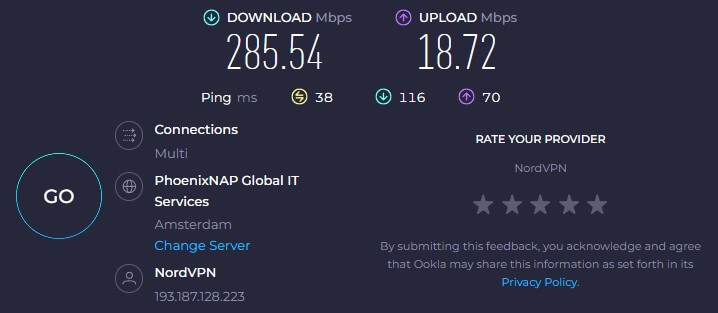 Nordvpn Netherlands Speed