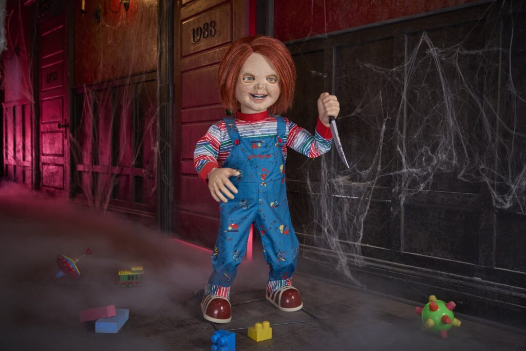 3.5 Ft Animated Chucky Doll Lifestyle