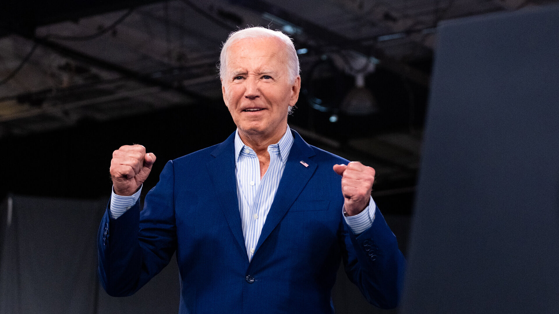 President Joe Biden during a campaign event at the North Carolina State Fairgrounds in Raleigh, North Carolina, US, on Friday, June 28