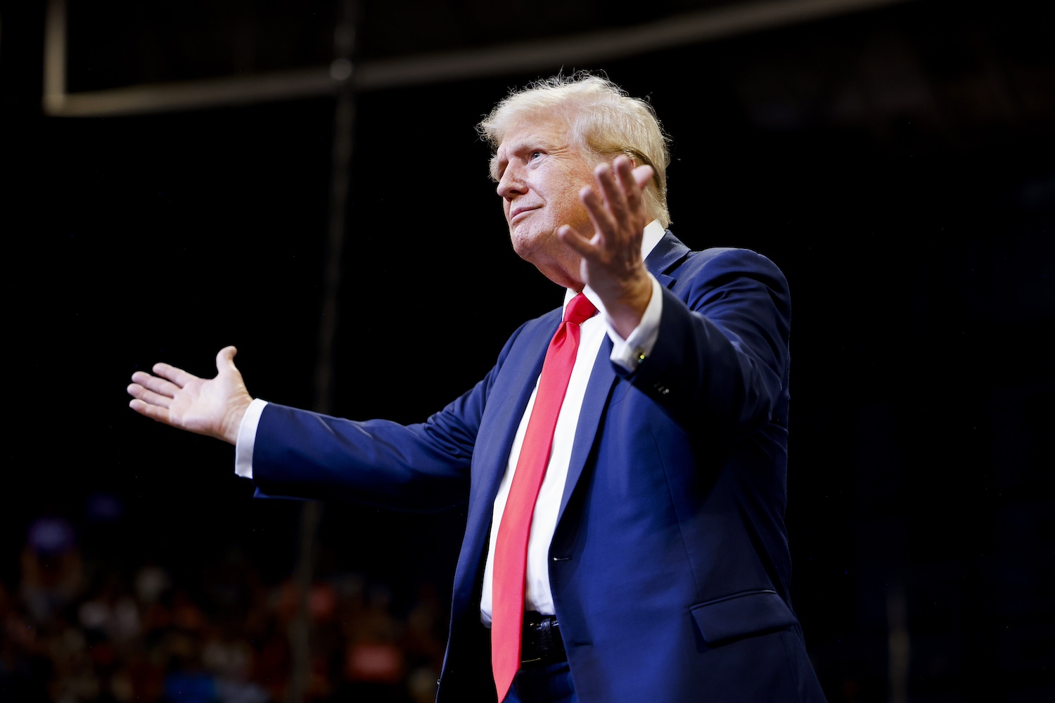 Donald Trump holds a rally in Bozeman, Montana