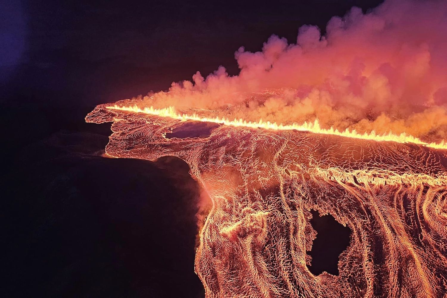 Icelandic volcanic eruption