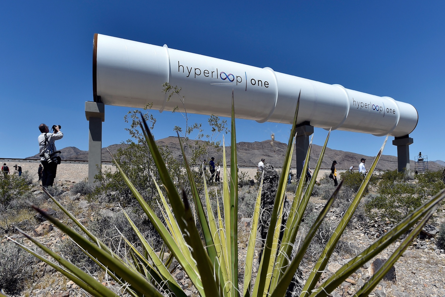 A Hyperloop tube