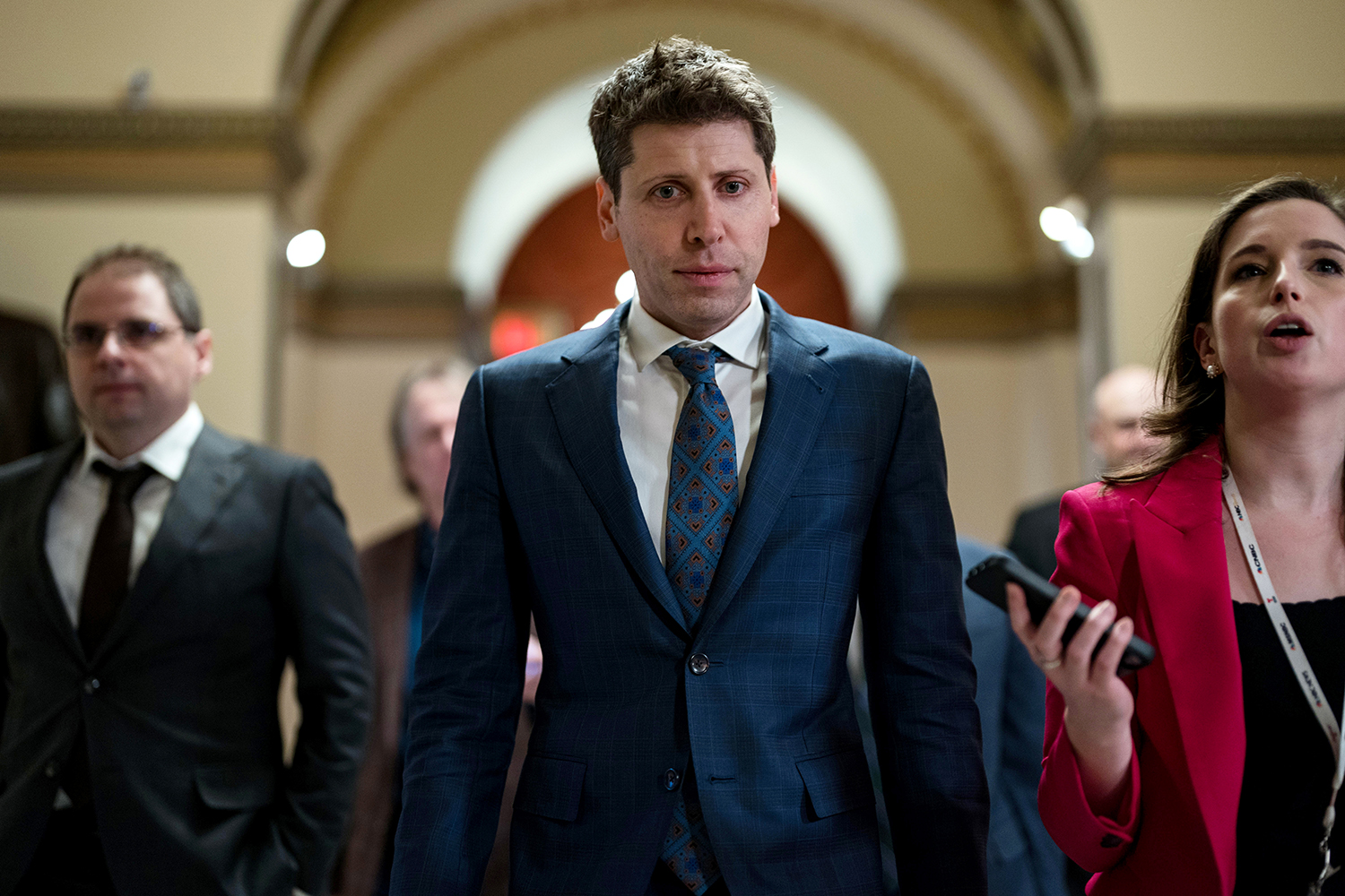 Sam Altman walks the halls of congress