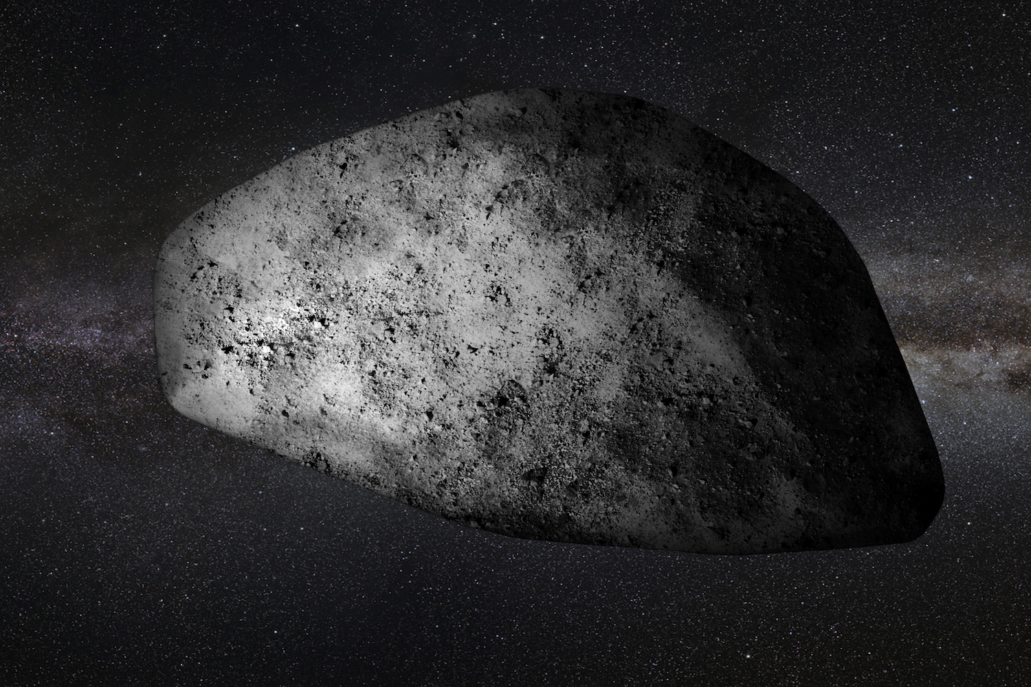 Artist's rendition of the asteroid Apophis