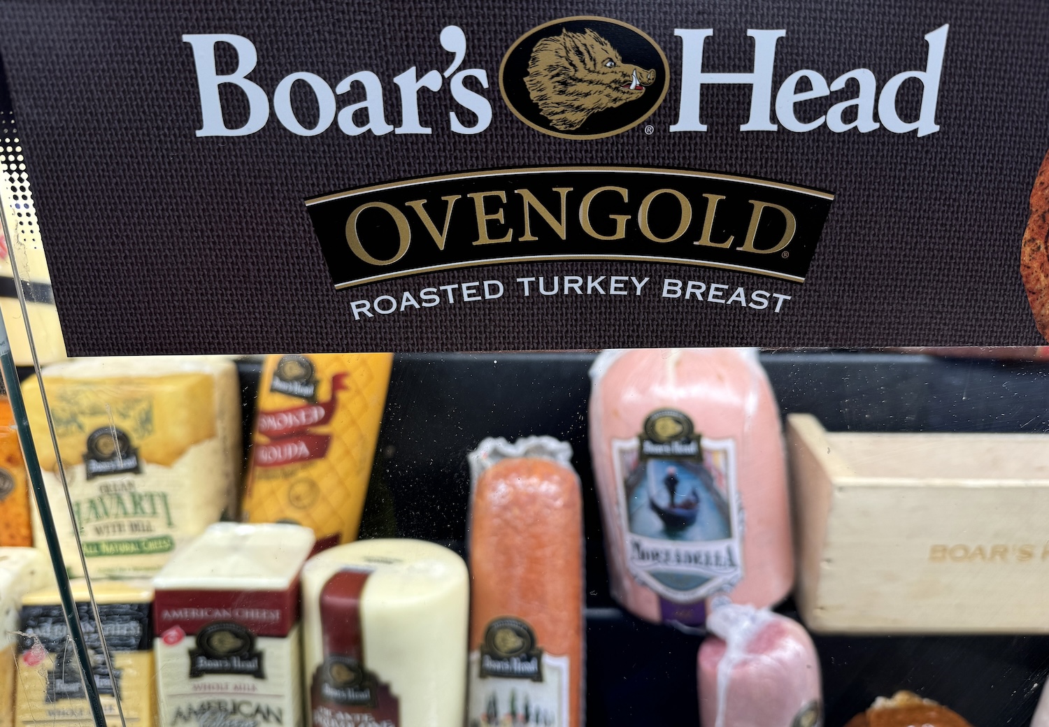 Boar's Head meats are displayed at a Safeway store on July 31, 2024 in San Rafael, California.