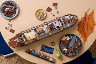 Lego Ucs Jabba Sail Barge Building Closeup