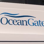 A logo on vessel near the OceanGate Inc. offices in Everett, Washington, US, on Thursday, June 22, 2023.